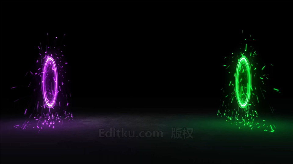 中文AE模板能量光线环绕光效特效LOGO动画视频片头效果制作_第1张图片_AE模板库