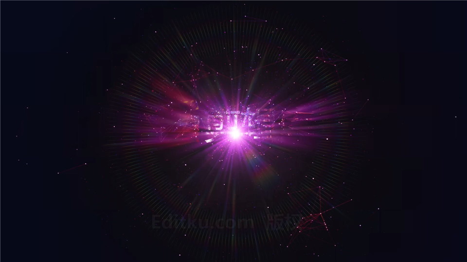 AE模板下载能量球体粒子环绕科技互联网公司LOGO片头视频动画_第3张图片_AE模板库