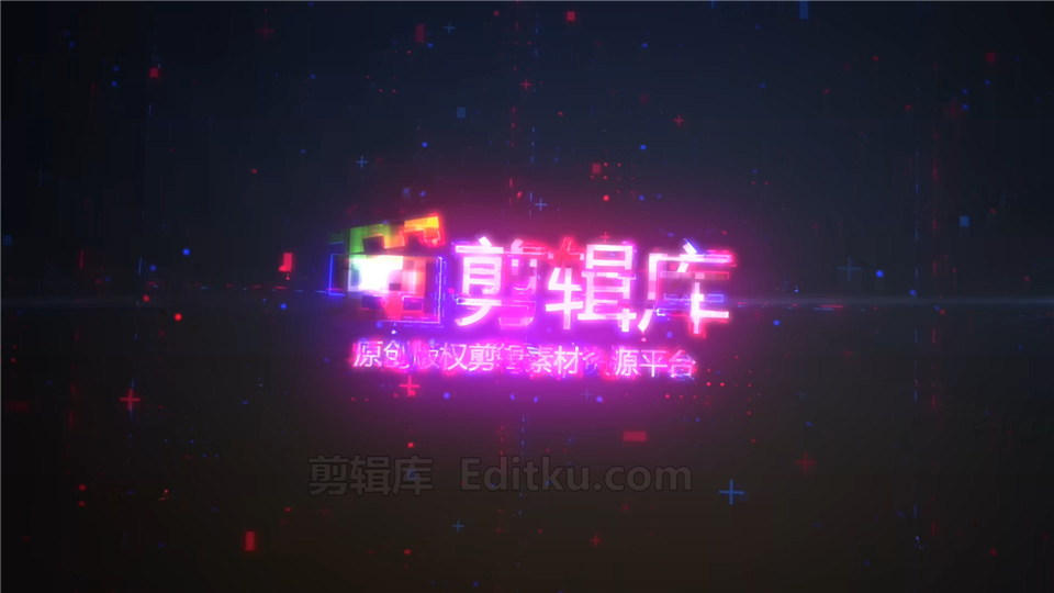 中文AE模板科技感视频片头公司LOGO阵列圆点动画效果_第4张图片_AE模板库