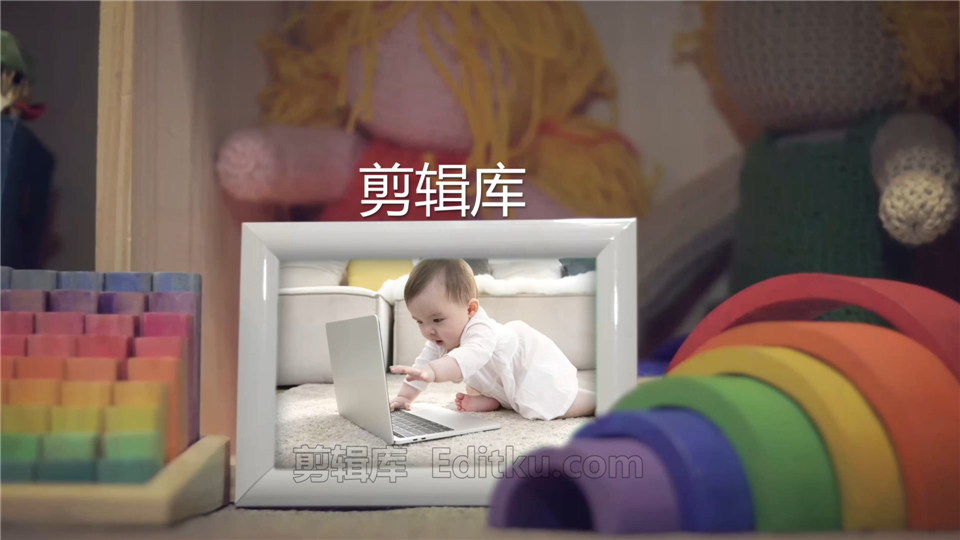 中文AE模板六一儿童节照相馆视频相册制作积木场景展示照片动画_第3张图片_AE模板库
