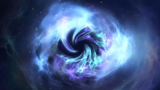 AE模板下载星云黑洞旋转空间LOGO片头光线粒子视频
