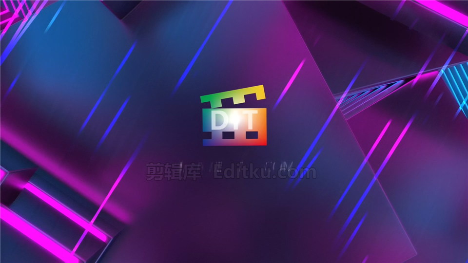 中文AE模板制作霓虹灯城市3D场景动画LOGO标志片头视频_第4张图片_AE模板库