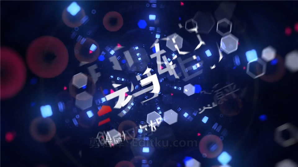 中文AE模板3D空间霓虹灯光隧道飞行片头LOGO标志视频片头_第3张图片_AE模板库