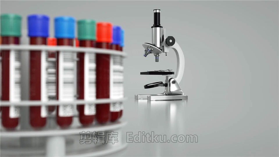 中文AE模板实验室科研仪器医院光学显微镜演绎LOGO动画_第3张图片_AE模板库