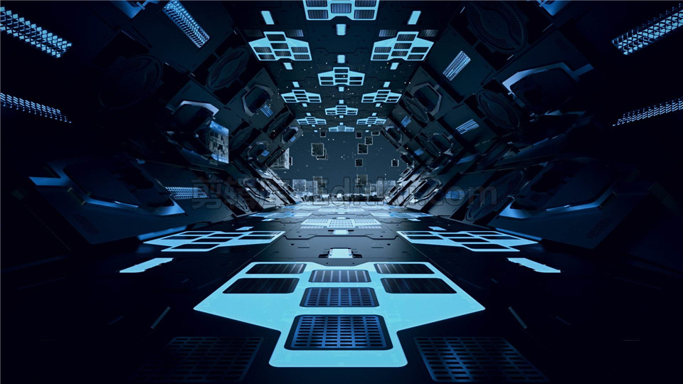 AE模板制作数字高科技公司穿梭隧道立方体演绎LOGO视频动画_第1张图片_AE模板库