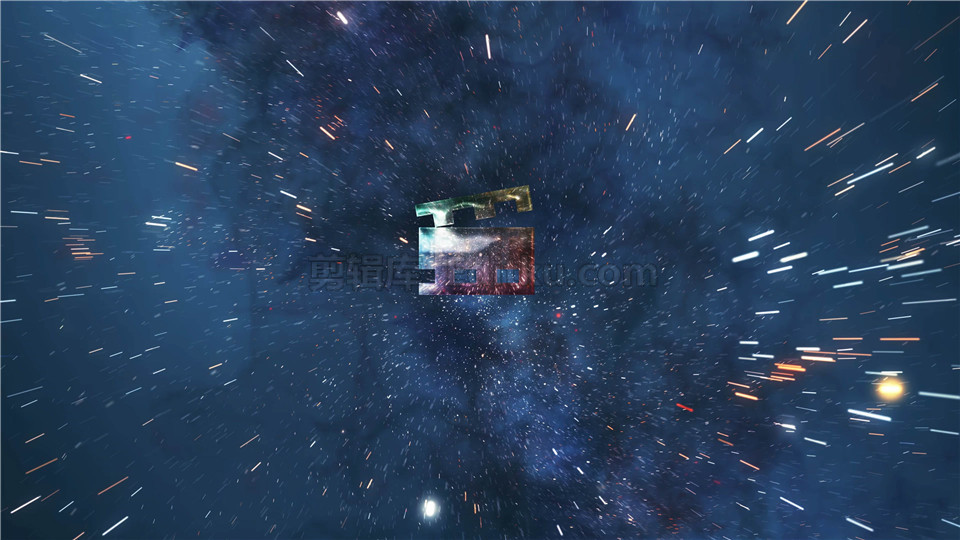 中文AE模板4k分辨率唯美星空银河系瑰丽粒子空间特效LOGO动画_第3张图片_AE模板库