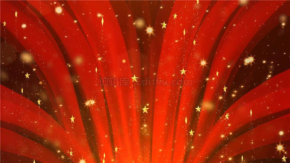 4k超清大气宣传315国际消费者权益日五角星上升党政红色背景视频