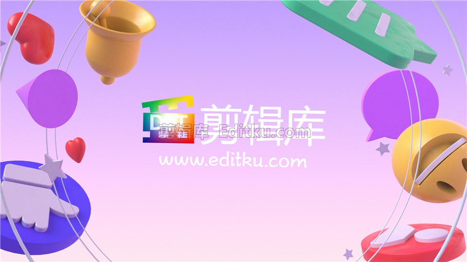中文AE模板4K分辨率卡通情趣物体LOGO演绎标题推广片头动画视频_第4张图片_AE模板库