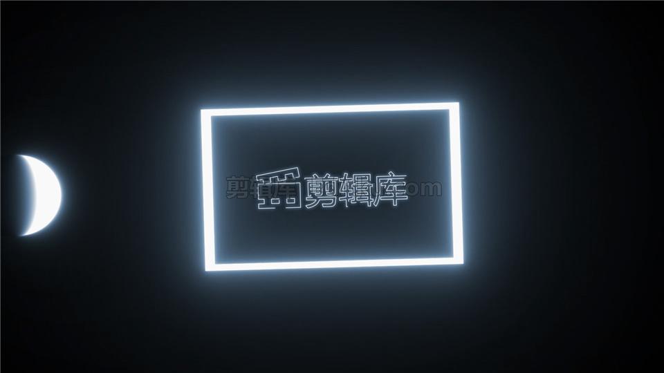 中文AE模板黑色区域霓虹灯线条标志揭示效果_第3张图片_AE模板库