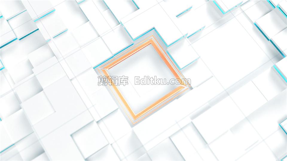 中文AE模板简洁快速翻转立方体LOGO演绎视频_第1张图片_AE模板库