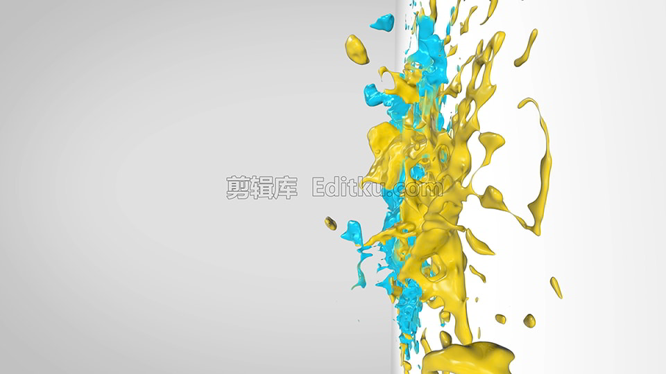 中文AE模板颜料油漆飞溅LOGO演绎特效效果视频片头制作_第3张图片_AE模板库
