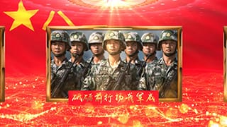 2021年中国人民解放军建军第九十四周年党政图文动画中文AE模板