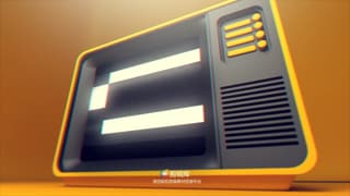 三维电视机械信号故障揭示logo动画视频片头AE模板