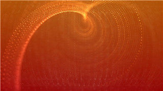 橙色水晶粒子旋转动态画面LED背景VJ舞台视频素材