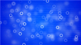 蓝色朦胧时尚光圈特效舞台LED动态背景视频VJ素材