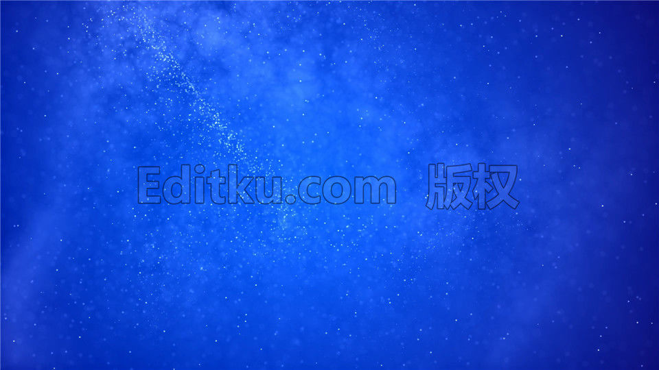 梦幻绚丽蓝色粒子动态背景效果LED舞台视频素材资源 第1张
