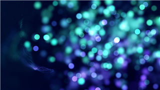 璀璨彩色朦胧圆点光斑动画效果LED背景VJ舞台素材