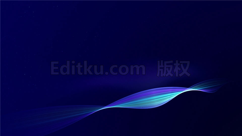 时尚绚烂幻彩抽象科技炫丽发光线条VJ舞台视频素材 第1张