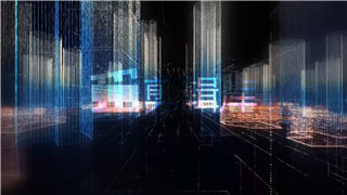PR制作网络科技数字信息城市虚拟宣传视频LOGO片头效果