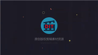 PR线条形状扁平化图形动画LOGO标志片头视频