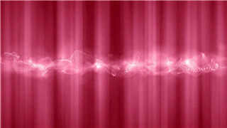 抽象模糊粒子闪亮浮动光束红色喜庆LED背景舞台VJ素材
