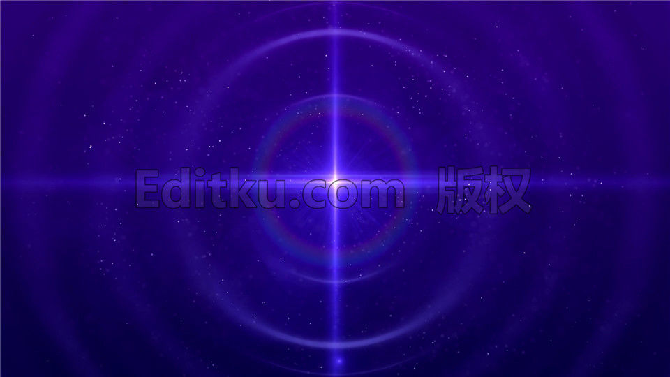 紫色聚灯与圆环光芒叠加炫丽粒子开场效果LDE舞台素材 第1张
