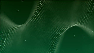 草绿色旋涡扩展运动闪亮抽象粒子线条LED背景舞台素材