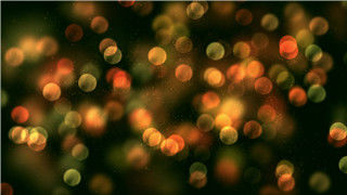夜光绚彩斑斓粒子光斑动画背景VJ视频素材LED灯光效果