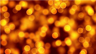大气金黄色闪耀斑斓光斑动画LED晚会舞台背景视频素材