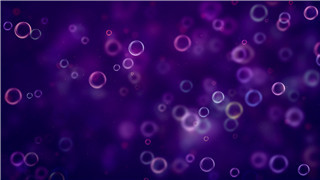 高雅炫紫色LED大屏幕晚会年会炫彩气泡视频背景下载