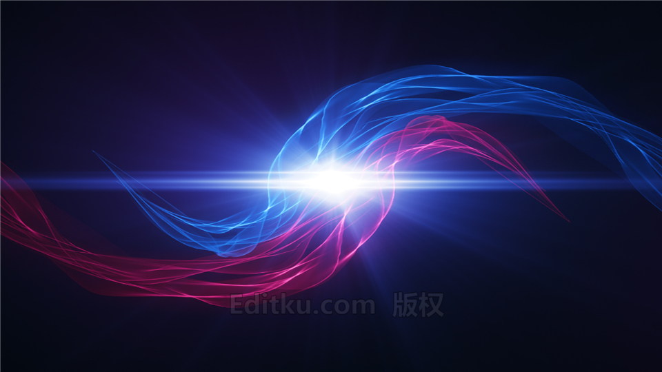 pr制作光线飘条流动光效效果logo片头标志宣传视频