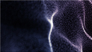 太空夜晚抽象4K舞台背景唯美缥缈紫色粒子星云动画视频素材