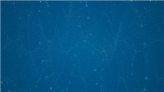 4k清澈蓝色海洋光斑粒子波浪曲线旋转运动梦幻场景屏幕背景素材
