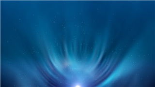 未来抽象天文学太空明亮光束粒子幻想蓝4k背景动画视频素材