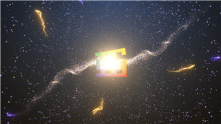 PR制作粒子光线碰撞爆炸特效LOGO片头标志动画效果视频