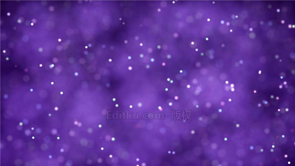 LED背景典雅交际舞会大厅活动抒情歌曲情调迷幻紫蓝闪亮粒子星空 第1张