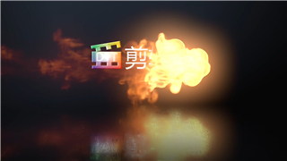 PR模板制作喷射火焰特效爆发燃烧LOGO动画片头效果视频
