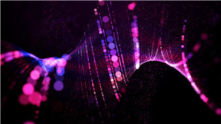 循环旋转背景LED绚丽炫彩走秀时尚T台节日庆典紫色闪烁曲线光斑线条