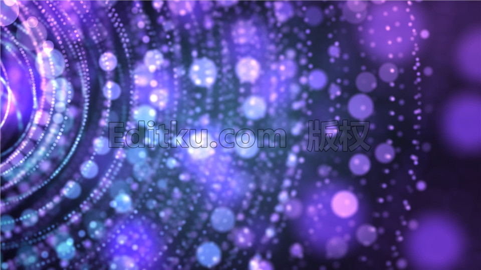 Vj素材炫紫色圆环闪动旋转魅力歌厅led背景4k分辨率视频素材 剪辑库视频素材下载