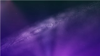 无缝循环旋转银河系粒子炫丽星云光束紫色太空LED舞台背景