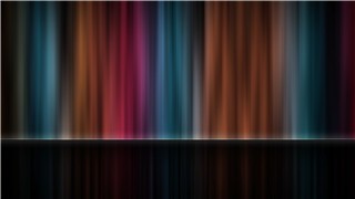 彩虹色系光束倒影效果素材适合企业宣传开场片头LED屏幕背景