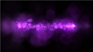 绚丽闪光紫色光斑粒子动态光效素材视频
