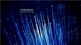 PR预设制作绚丽粒子生长光线大气开场宣传视频片头可改字体