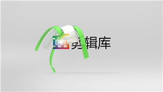 AE模板制作三维图形动画旋转演绎LOGO片头标志视频效果