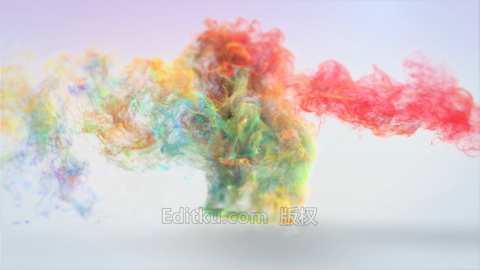 AE模板制作彩色烟雾缠绕粒子特效演绎LOGO视频动画片头_第3张图片_AE模板库