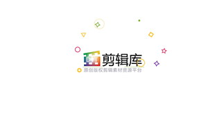 中文AE模板创意扁平化图形MG动画LOGO片头视频颜色可改