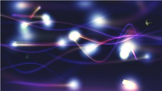 幻彩唯美紫色光线LED背景发光拖尾光效运动视频素材