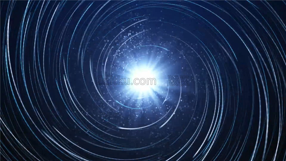 原创pr模板制作星轨粒子光线特效logo片头视频效果动画