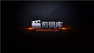 中文AE模板制作碎片汇聚金属LOGO失真变形优雅视频片头
