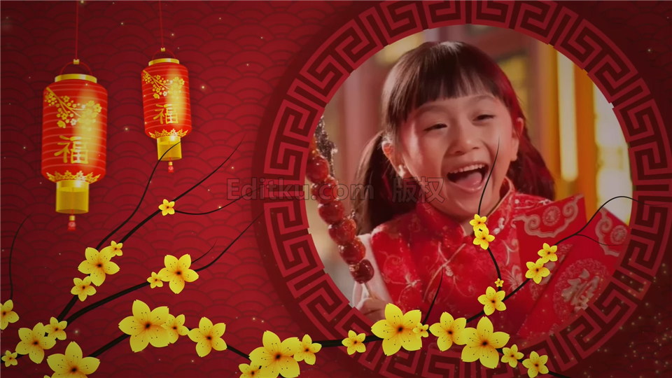 中文AE模板中国新年拜年视频公司年度春节祝福宣传动画制作_第2张图片_AE模板库